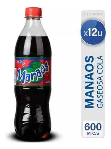 GASEOSA MANAOS COLA 600ML X12