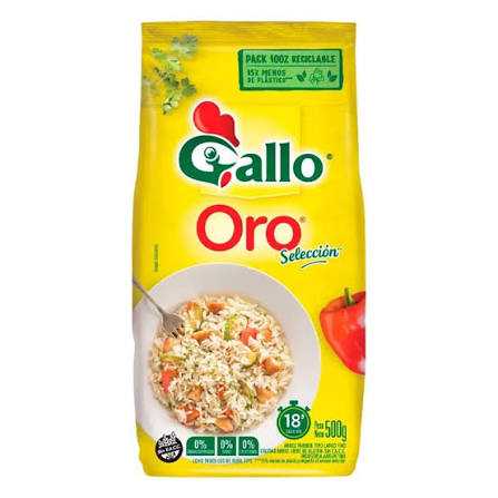 ARROZ GALLO BOLSA 500 G (10)