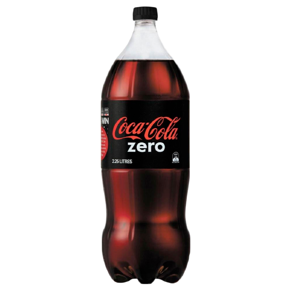 OFERTA GASEOSA COCA COLA ZERO 2.25L X8 